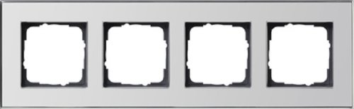 Рамка универсальная Gira Esprit 4-м. хром фото Рамка универсальная Gira Esprit 4-м. хром картинка